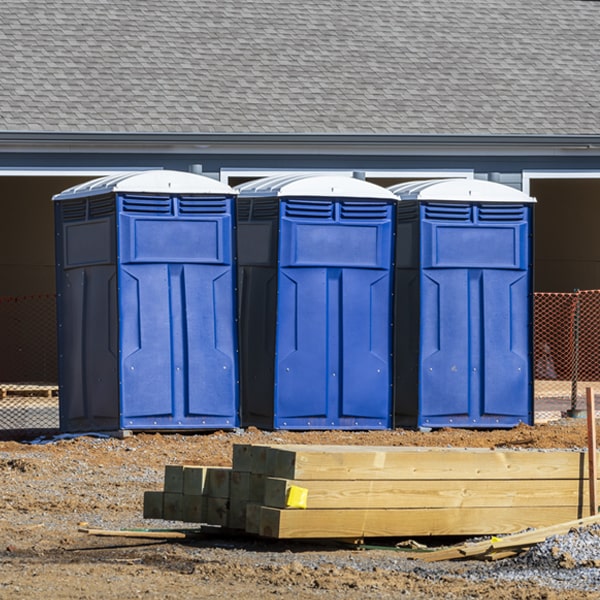 is there a specific order in which to place multiple portable toilets in Chicora Pennsylvania